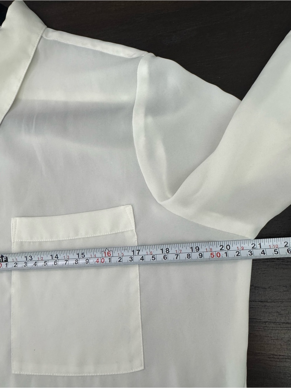 Lauren Ralph Lauren off White Slim Fit Button Down Sheer quiet luxuryChic Size M - Picture 5 of 8